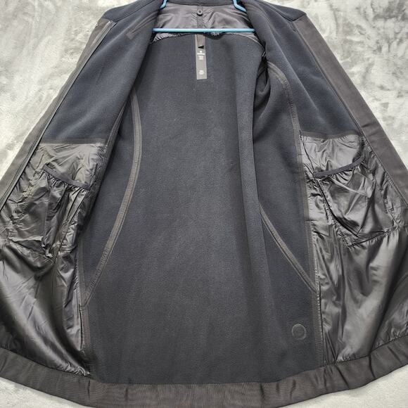 Lululemon Jacket Womens 4 Grey Heathered Black Wool All Days Soft Shell NO VEST - Picture 7 of 13